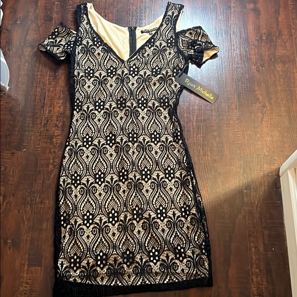 Ryan Michelle Black Dress